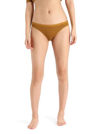 Sous Vêtement Icebreaker Merino Siren Bikini Briefs Femme Marron | FR 1718FDNM